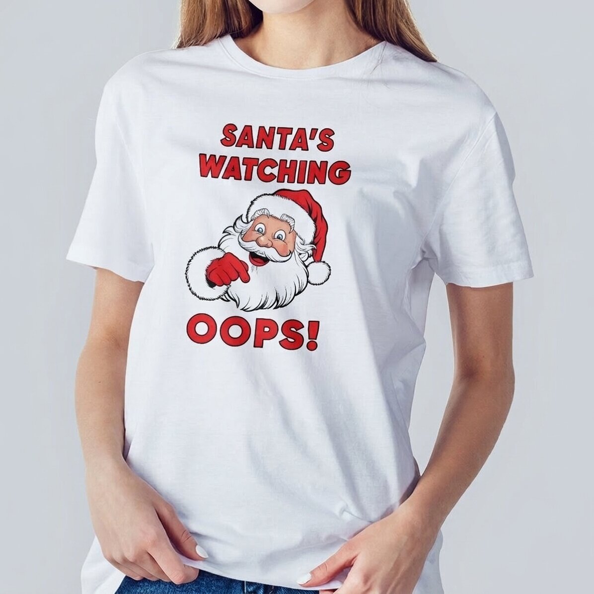 Bawełniana koszulka z nadrukiem – Santa