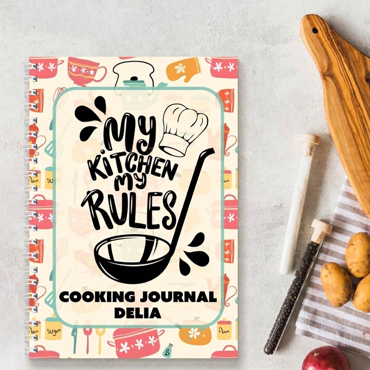 Spersonalizowany notatnik z dedykacją – Cooking Journal