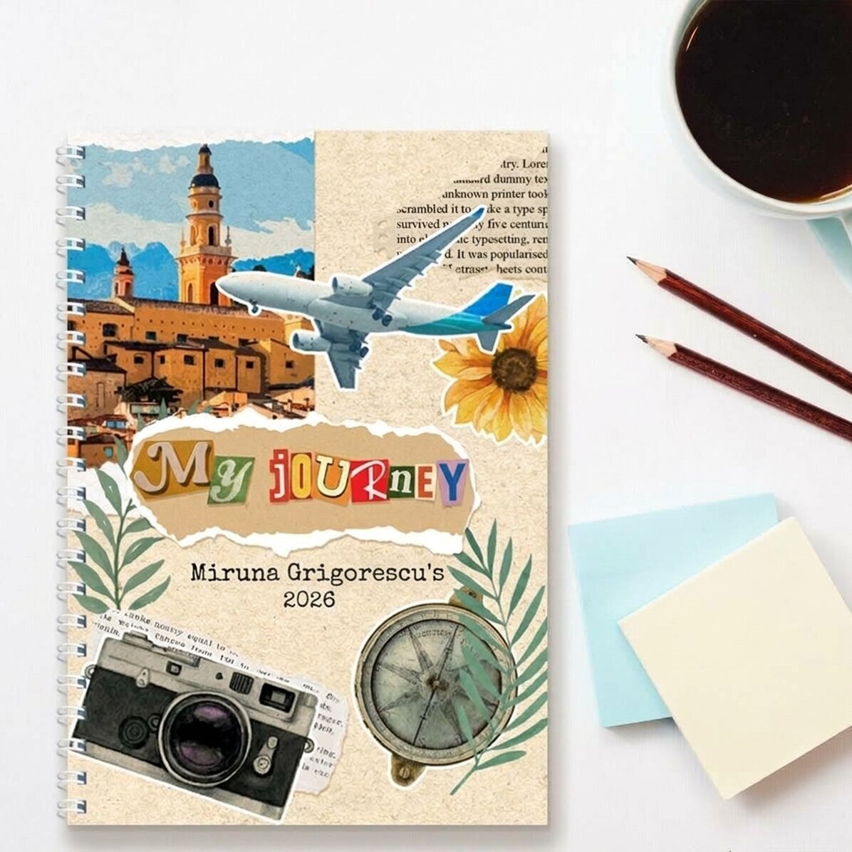 Spis z imieniem i napisem – My Journal