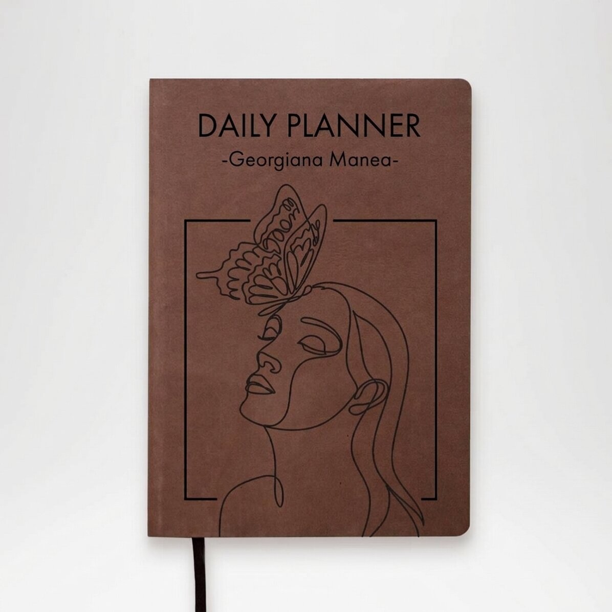 Spersonalizowany skórzany terminarz z dedykacją – Daily Planner