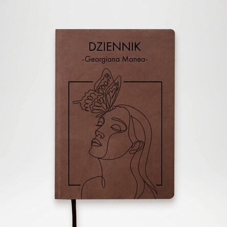 Spersonalizowany skórzany terminarz z dedykacją – Daily Planner
