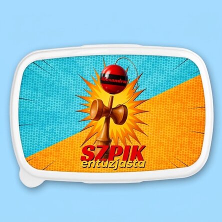 Pudełko na lunch, osobista kaserola z napisem – Spike Enthusiast