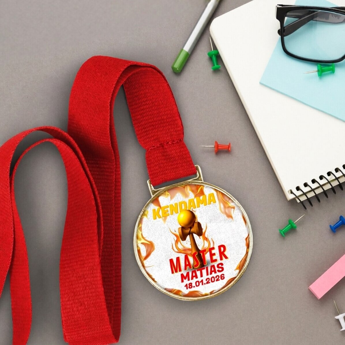Spersonalizowany medal z napisem – Kendama Master
