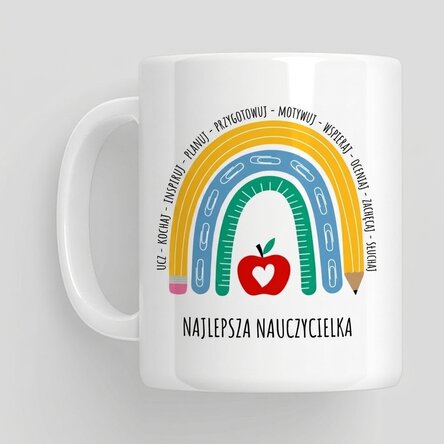 Kubek z dedykacją dla nauczycielki