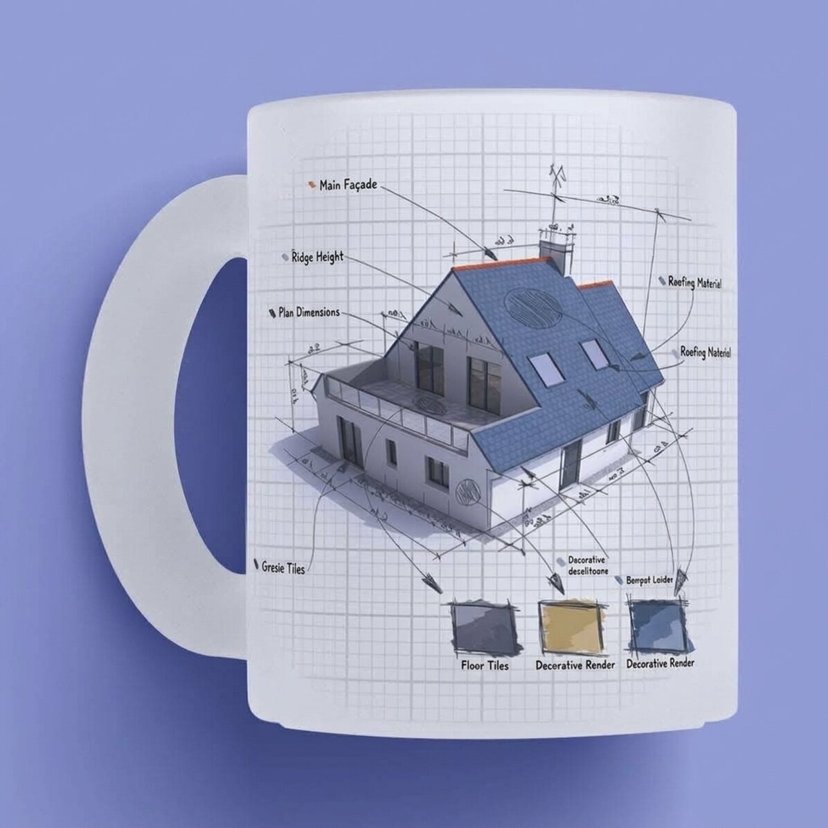 Spersonalizowany kubek z napisem dla architektów