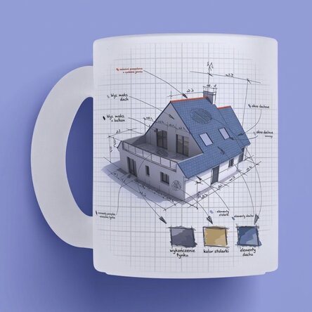 Spersonalizowany kubek z napisem dla architektów