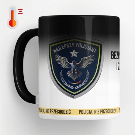 Spersonalizowany kubek termiczny z napisem – Najlepszy policjant
