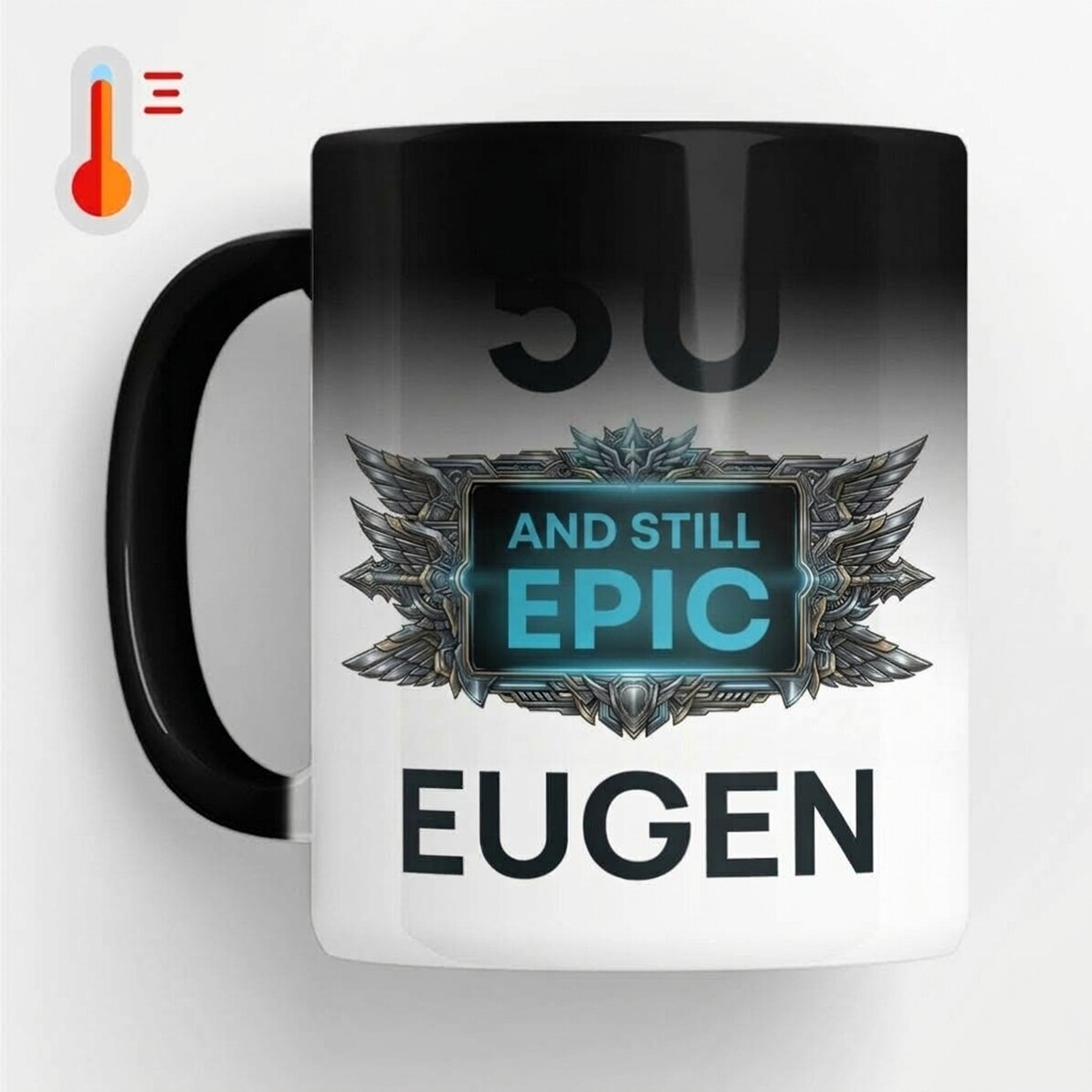 Spersonalizowany kubek termiczny z napisem na urodziny – Inca epic