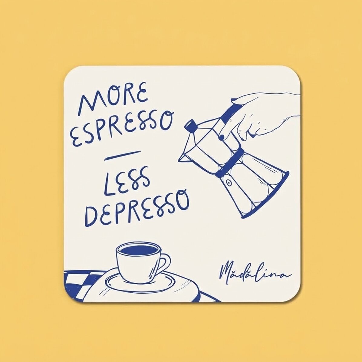 Spodek pod szklankę z imieniem – More espresso