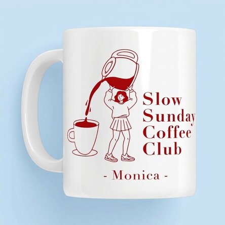Spersonalizowany kubek z napisem – Coffee Club