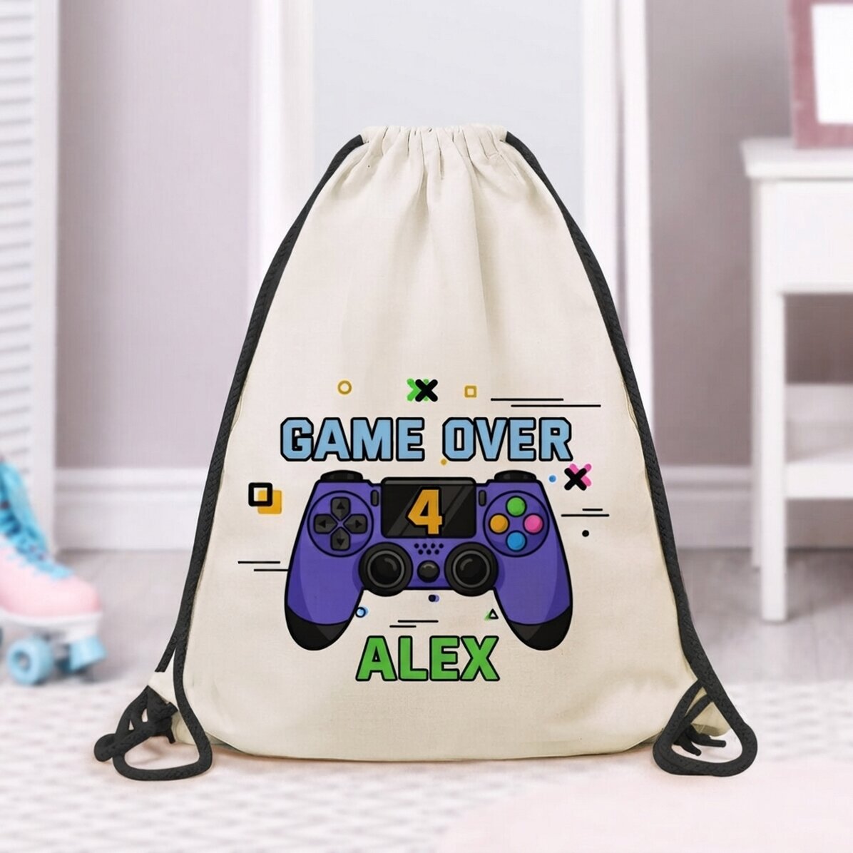 Plecak z indywidualnym nadrukiem – Game over