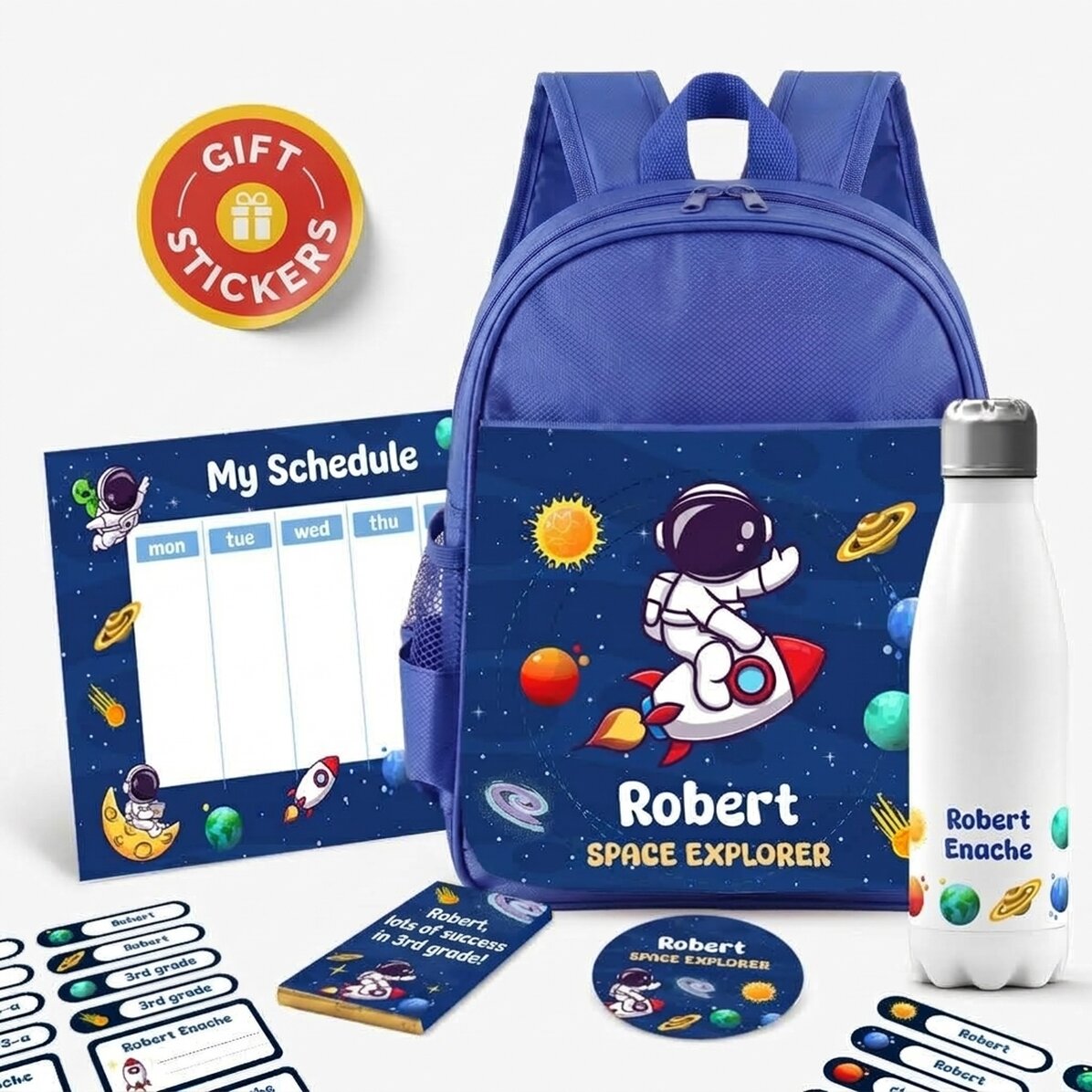 Spersonalizowany zestaw szkolny – Space explorer