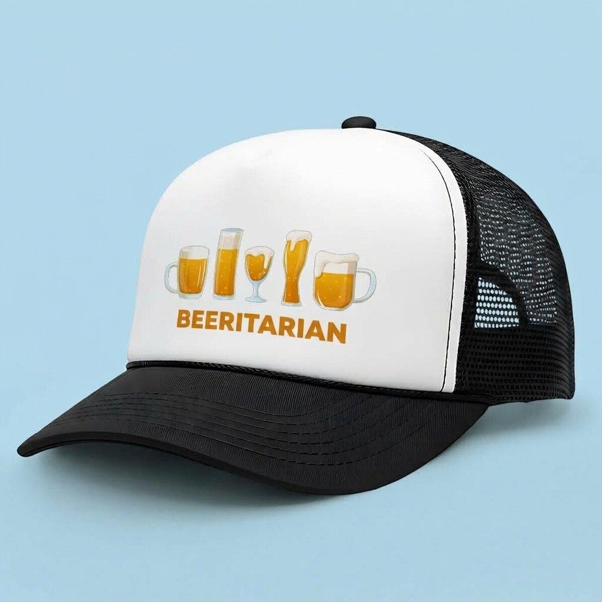 Czapka z indywidualnym napisem – Beergetarian
