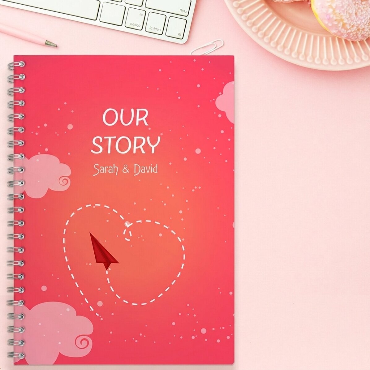 Spersonalizowany notebook – Nasza historia