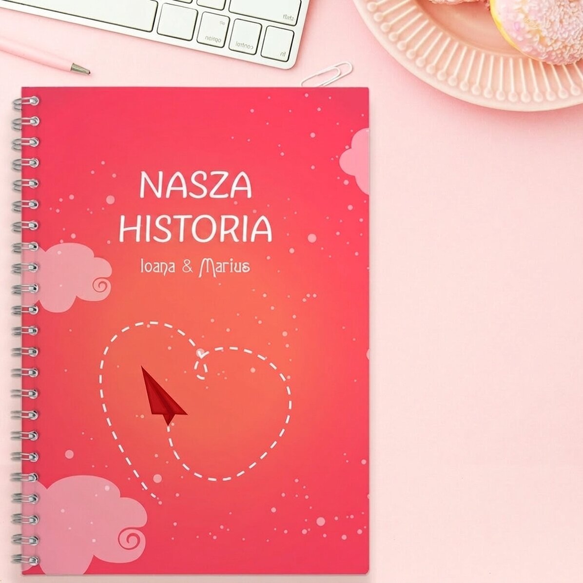 Spersonalizowany notes – Nasza historia