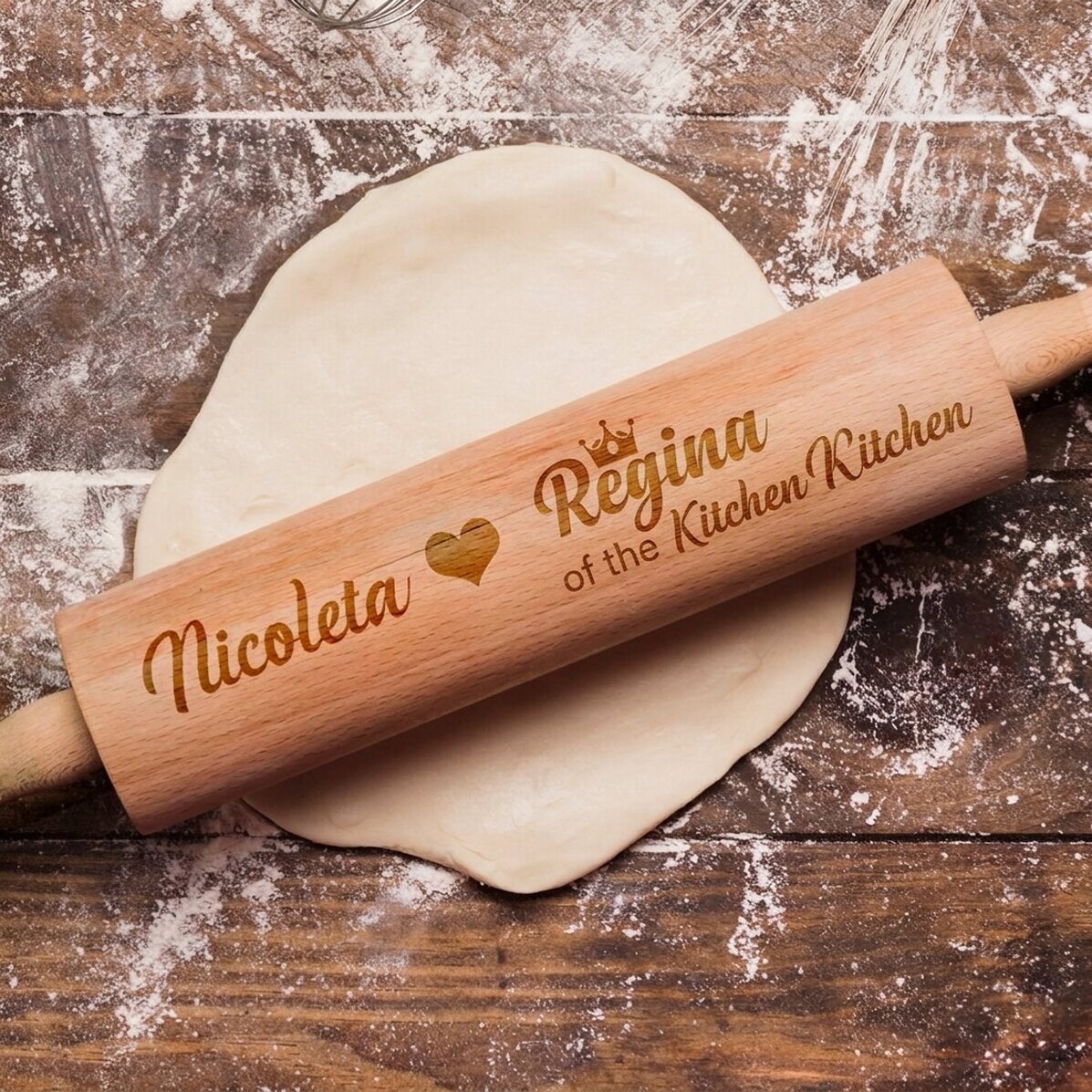 Drewniana łopatka z personalizacją – Queen of the Kitchen