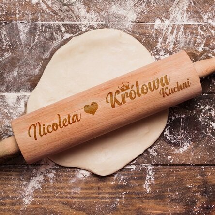 Drewniana łopatka z personalizacją – Queen of the Kitchen