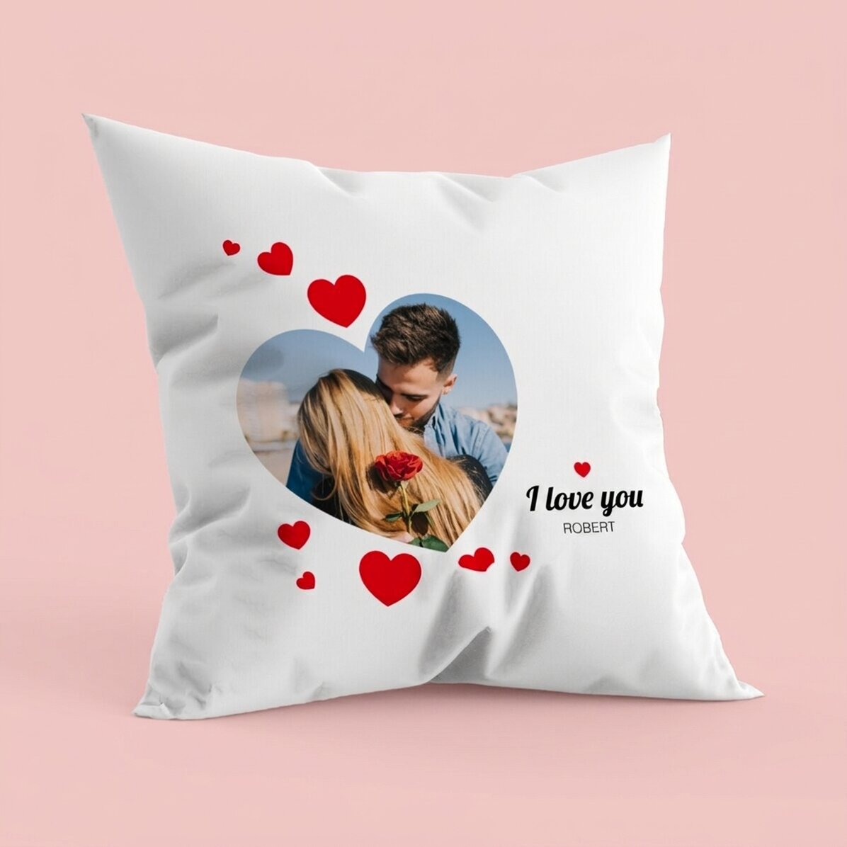 Spersonalizowana poduszka ze zdjęciem – P.S. I love you