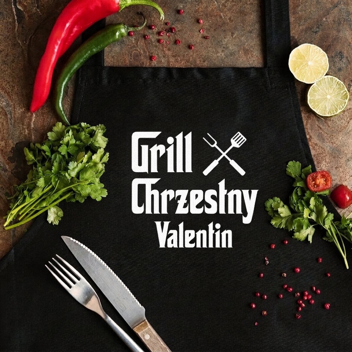 Indywidualny fartuch – The Grillfather