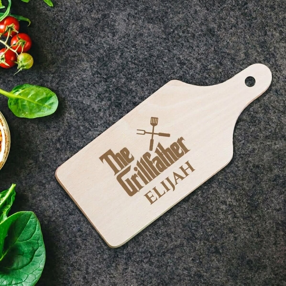 Spersonalizowana mini deska do krojenia – The Grillfather