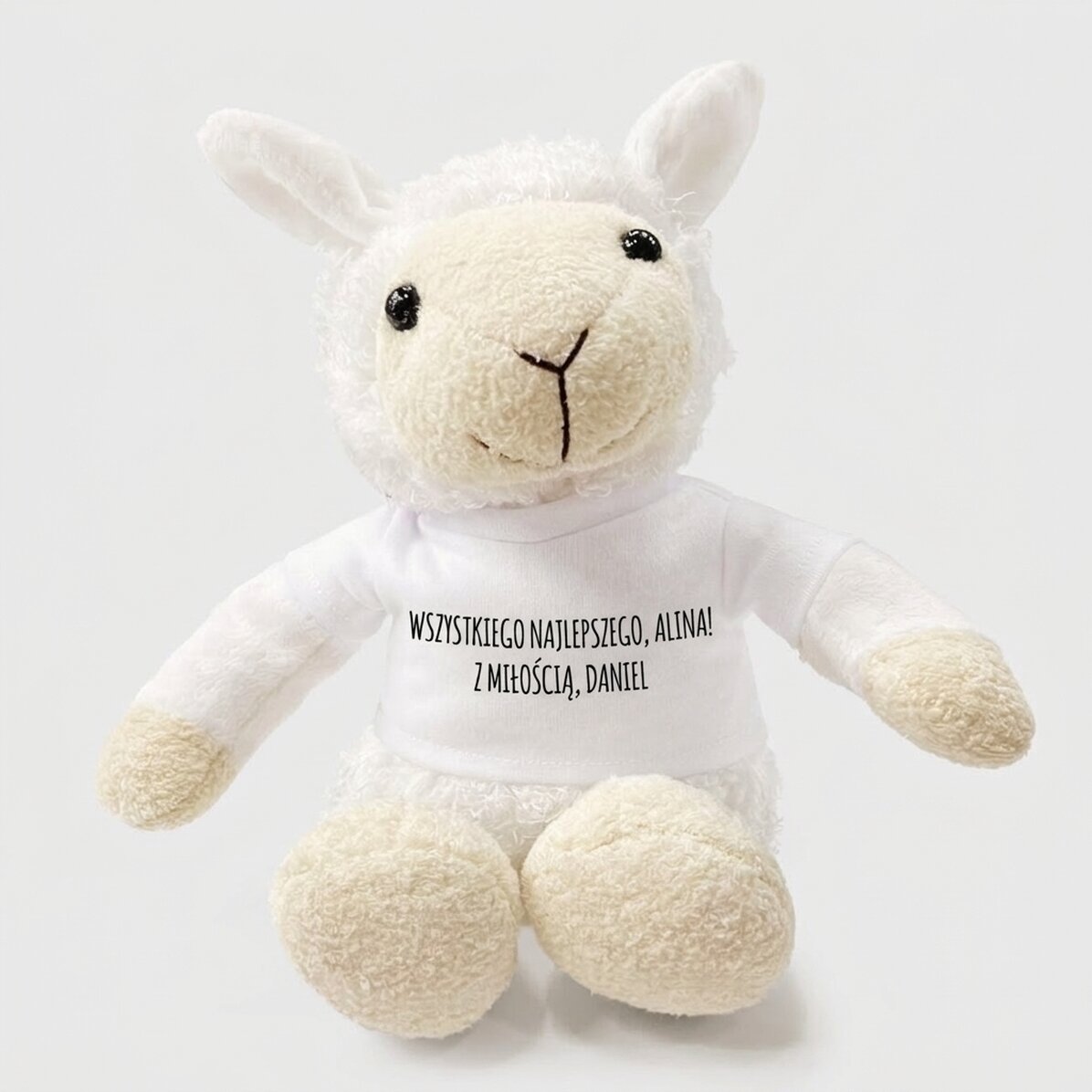 Plusowa owca z indywidualnym napisem