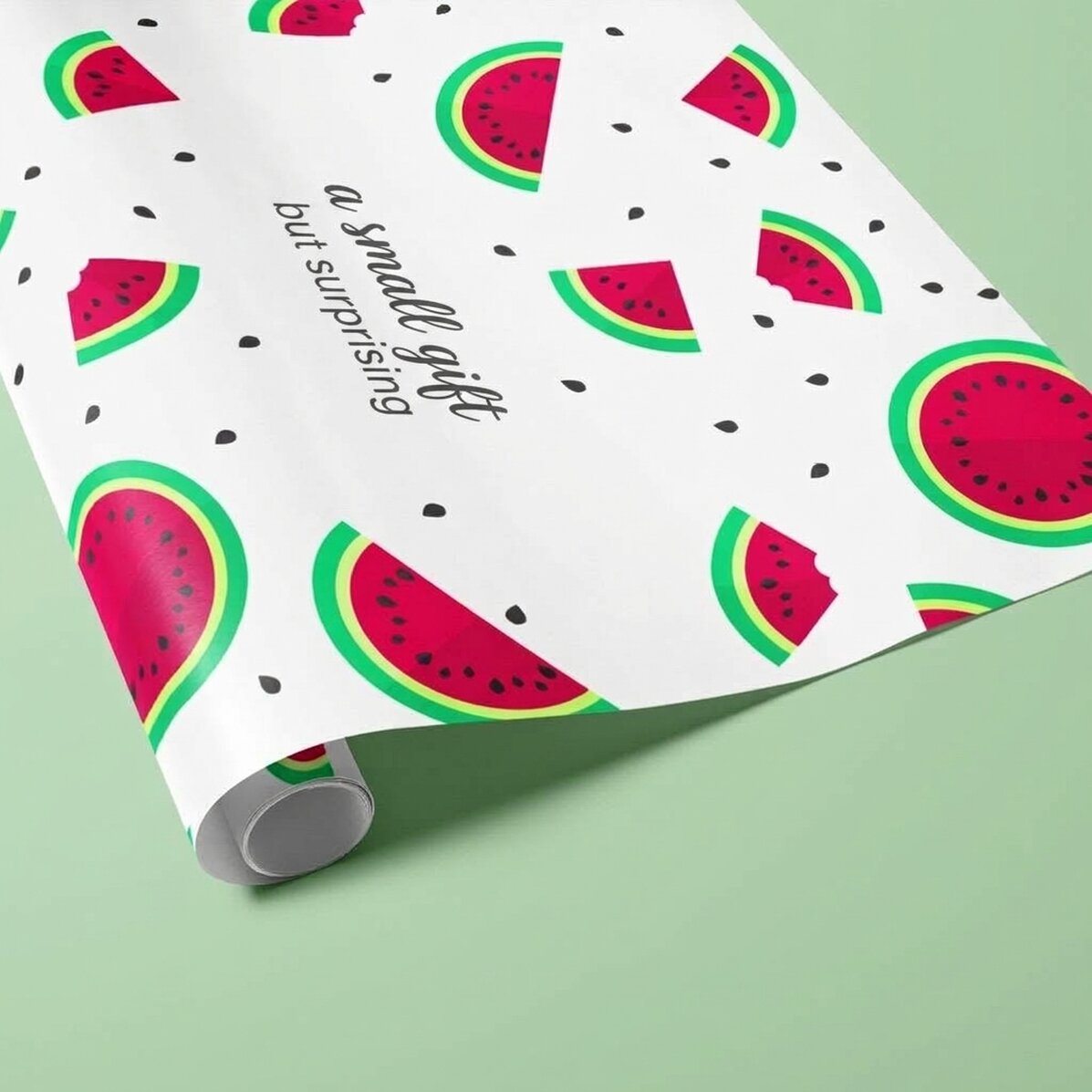Spersonalizowany papier do pakowania prezentów – Arbuzy