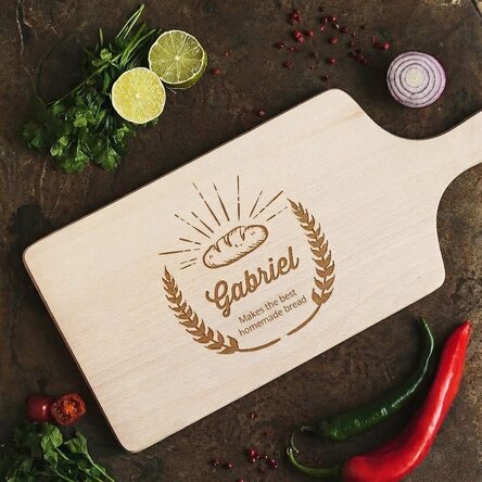 Customised chopping board - The best baker