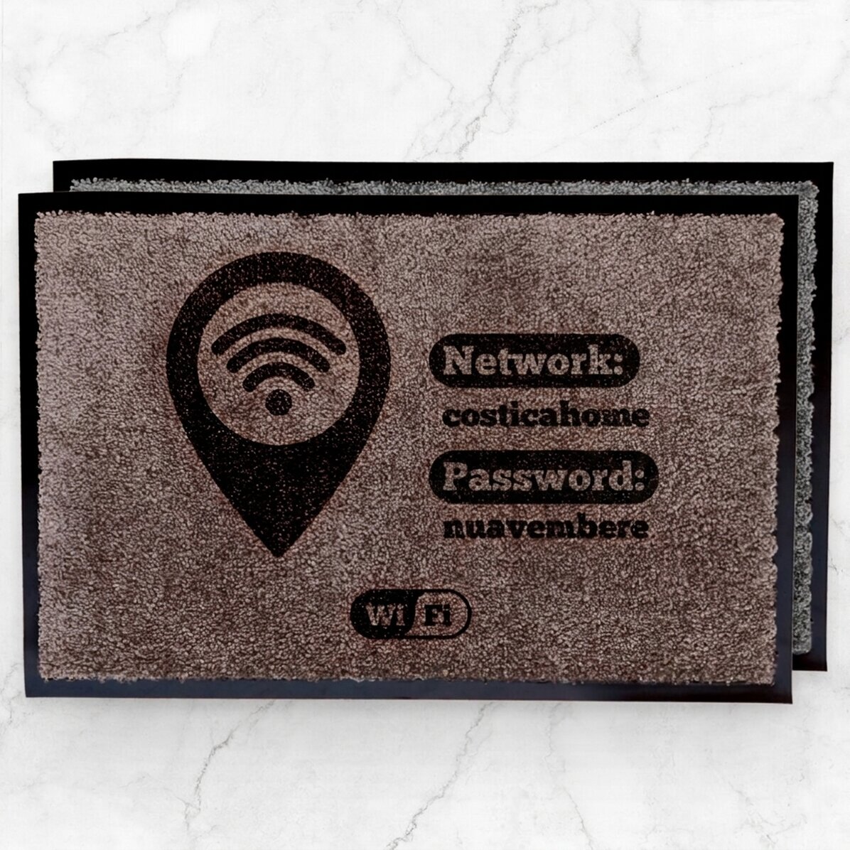 Spersonalizowana wycieraczka do wnętrz – Strefa Wi-Fi