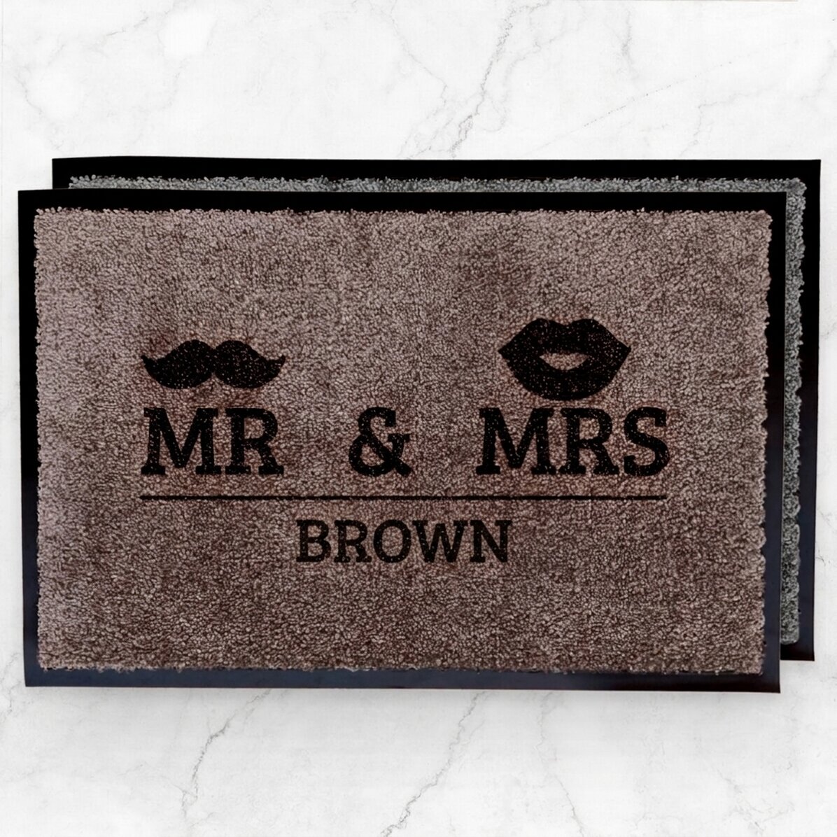 Spersonalizowana wycieraczka do przedpokoju – Mr & Mrs