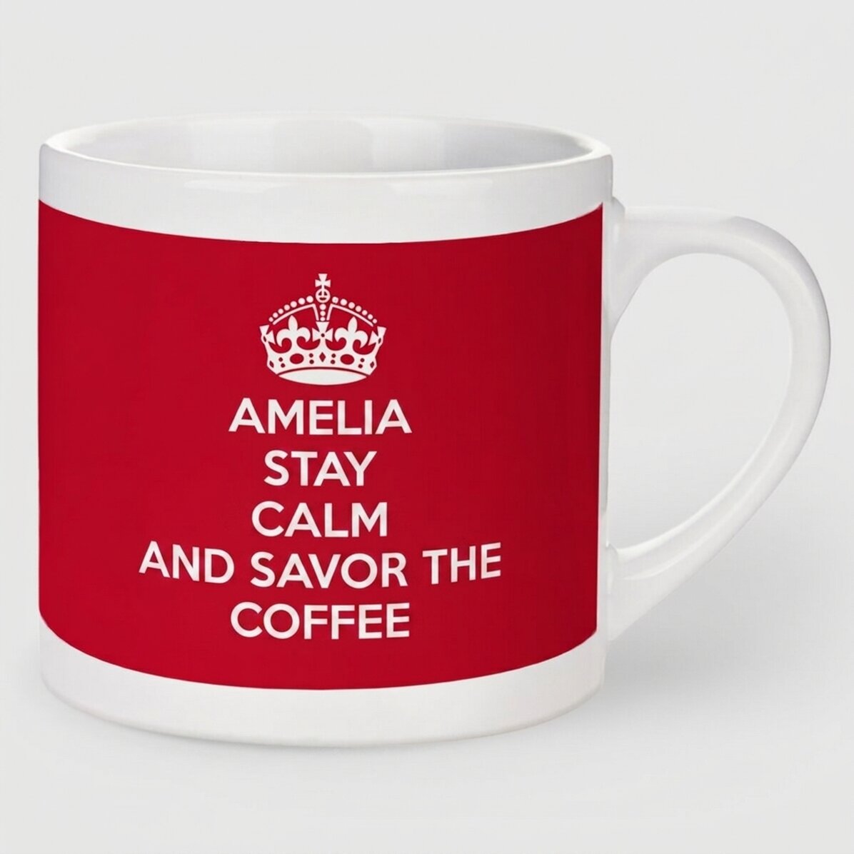 Spersonalizowany kubek do espresso – KEEP CALM AND...