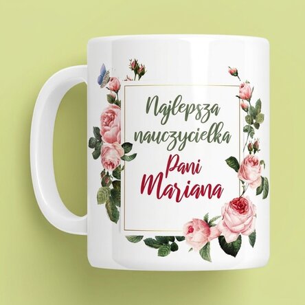 Spersonalizowany kubek z napisem – Najlepszy nauczyciel