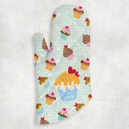 Spersonalizowana rękawica kuchenna z napisem – Cupcake
