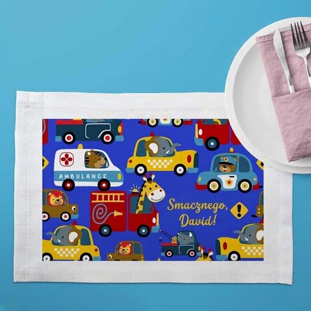Spersonalizowany uchwyt na talerz – Cars