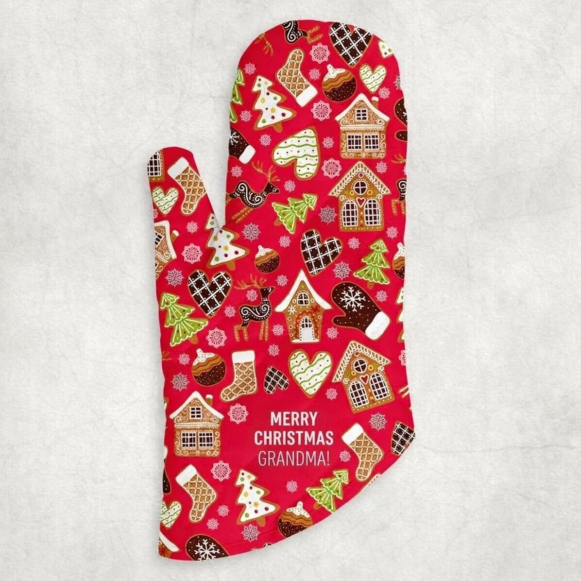 Spersonalizowana rękawica kuchenna z napisem – Gingerbread