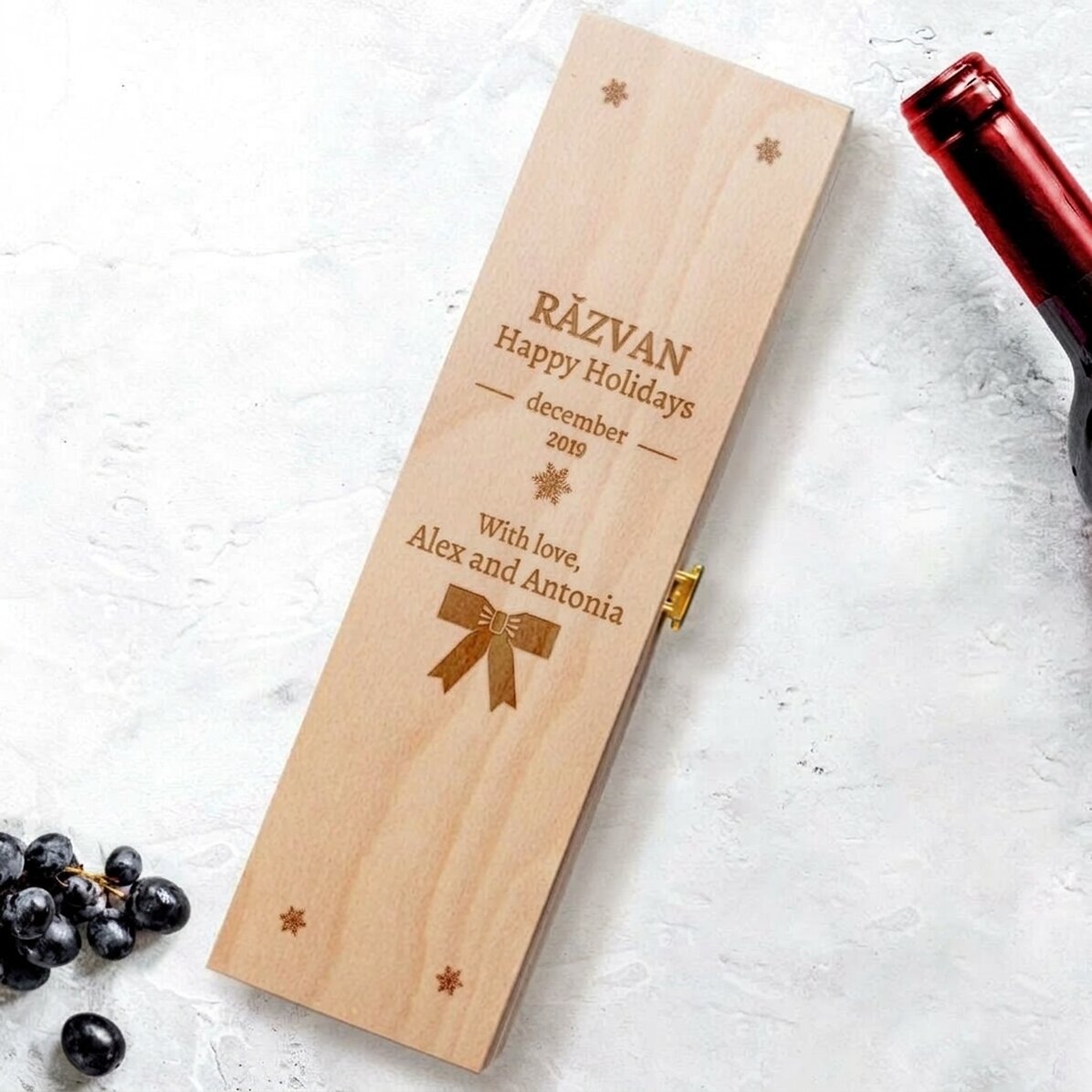 Spersonalizowane pudełko na wino – model „Funkita”