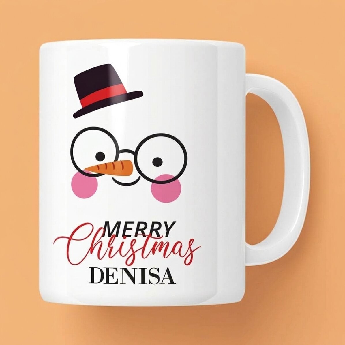 Spersonalizowany kubek z napisem – Snowman