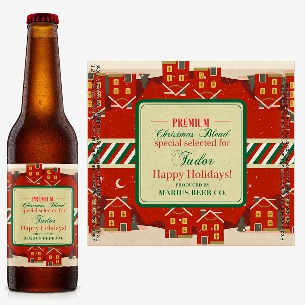 Piwo z indywidualnym nadrukiem – Vintage Christmas Blend