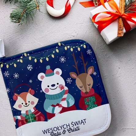 Spersonalizowana podkładka pod gorący garnek z napisem – Christmas Night