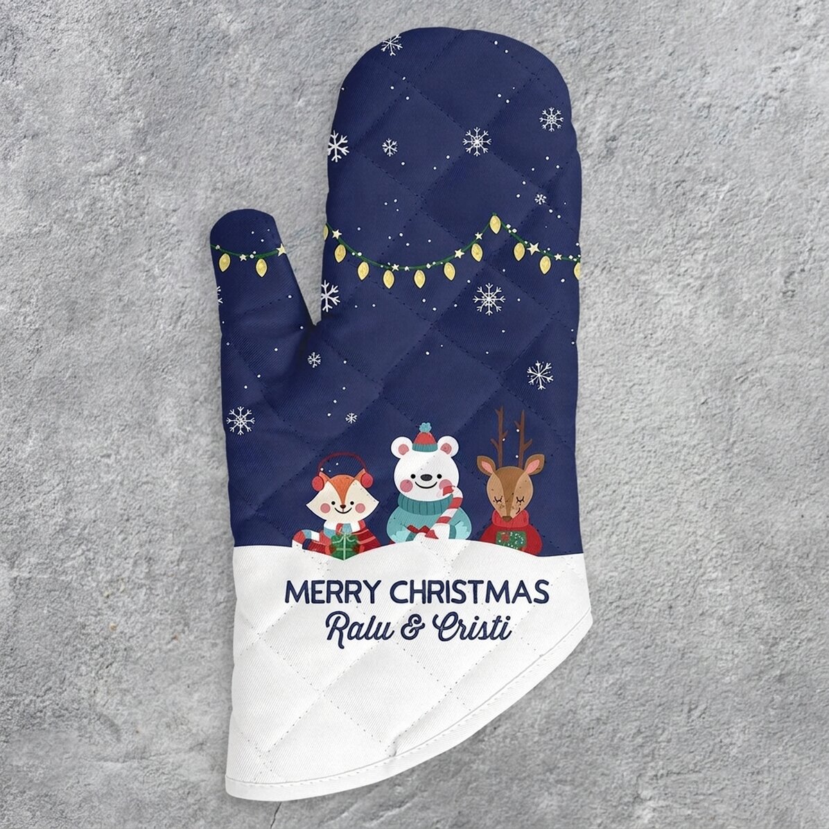 Spersonalizowana rękawica kuchenna z napisem – Christmas Night