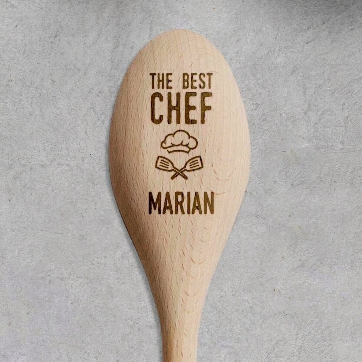 Spersonalizowana drewniana łyżka – Best chef