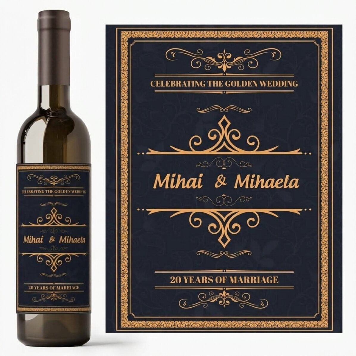 Wino z indywidualnym napisem – Uroczystość