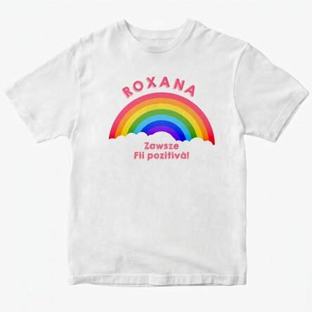 Koszulka z indywidualnym nadrukiem – „Always be positive”