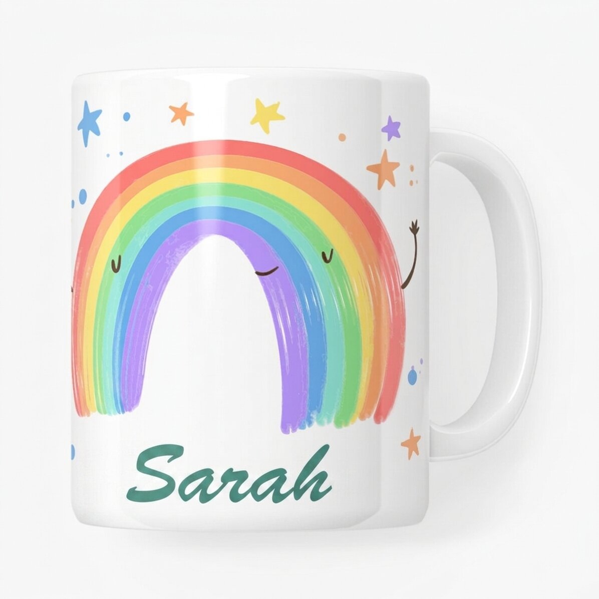 Spersonalizowany kubek z napisem – Rainbow