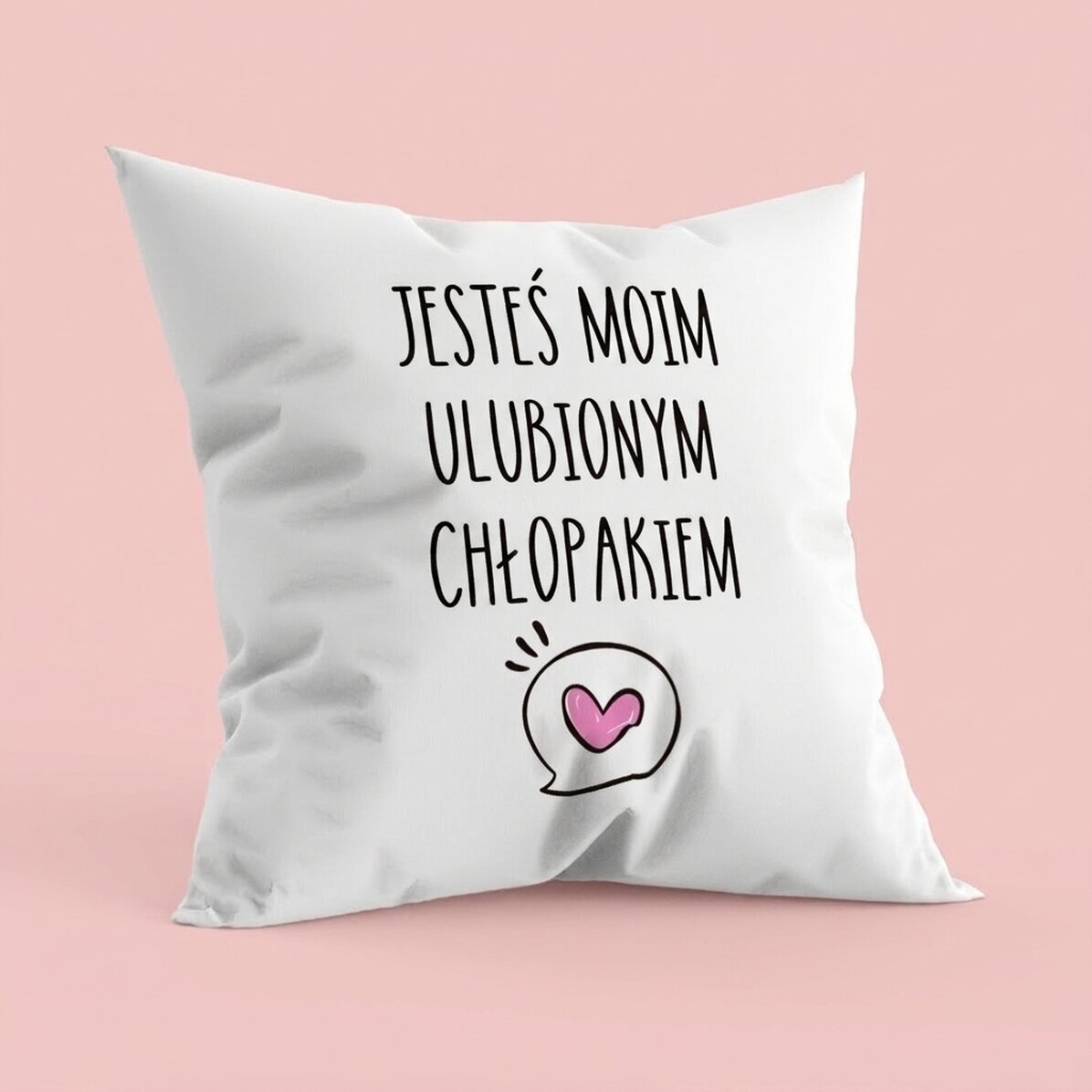 Spersonalizowana poduszka z napisem – „Favourite boyfriend”
