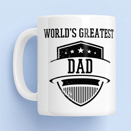 Personalised mug with text - Greatest Dad