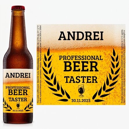Piwo z indywidualnym nadrukiem – Beer taster