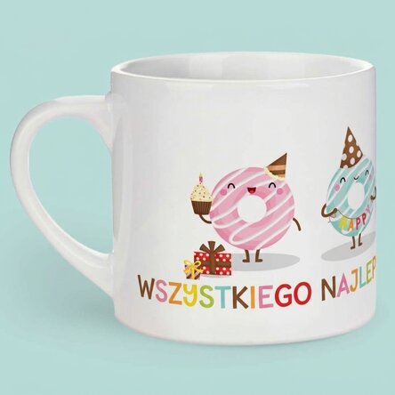 Spersonalizowany kubek dla dzieci z napisem – Donuts