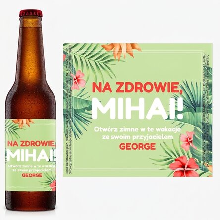 Piwo z indywidualnym nadrukiem – Hibiscus