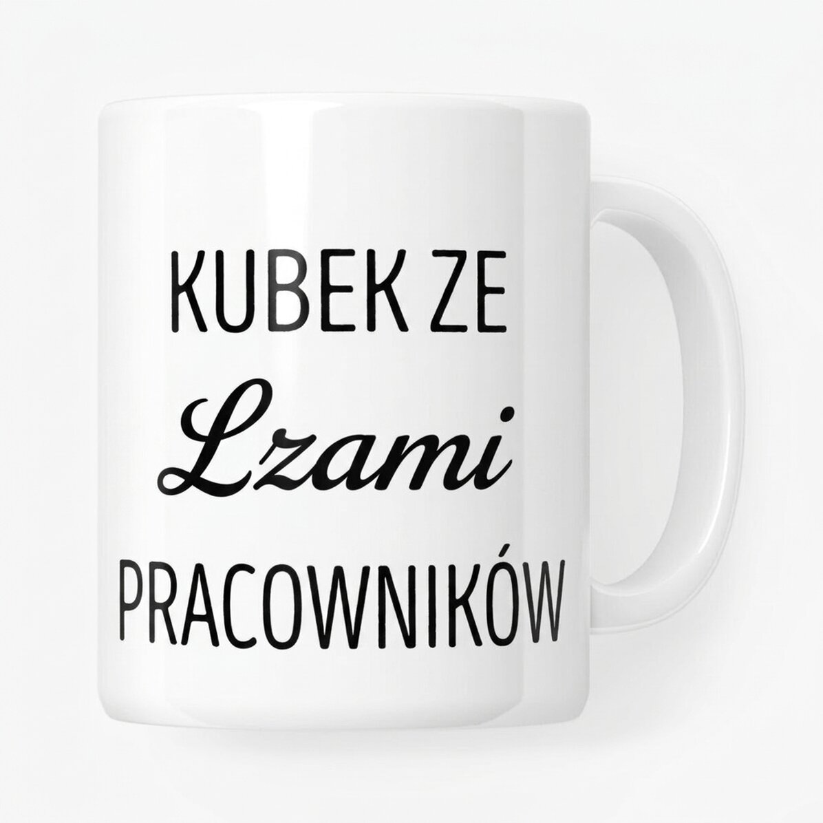 Spersonalizowany kubek z napisem – Łzy pracowników