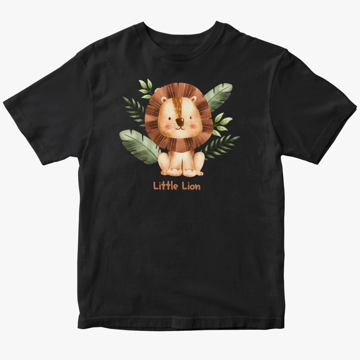 Personalised cotton T-shirt for children - Little Lion
